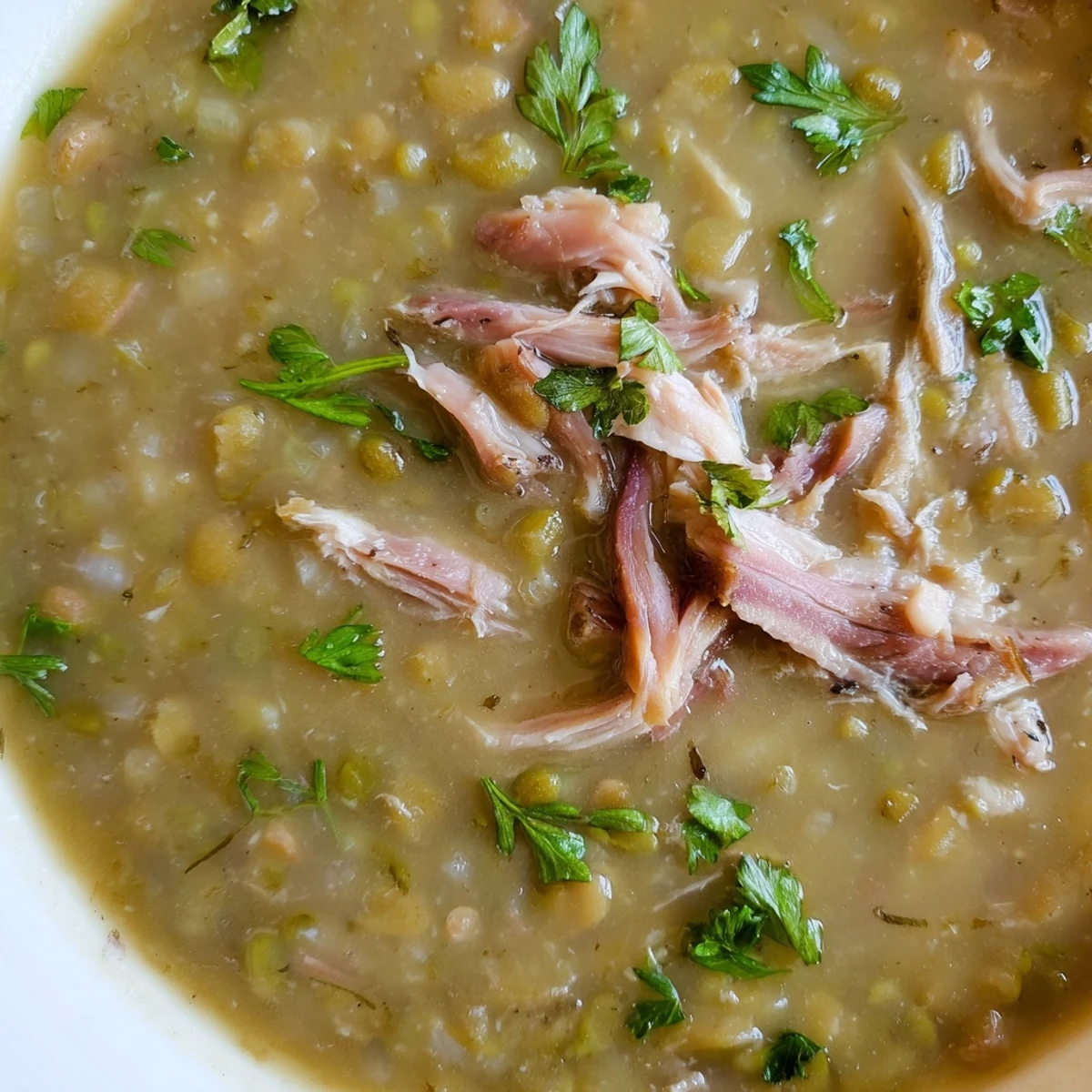 Green Split Pea Smoked Turkey