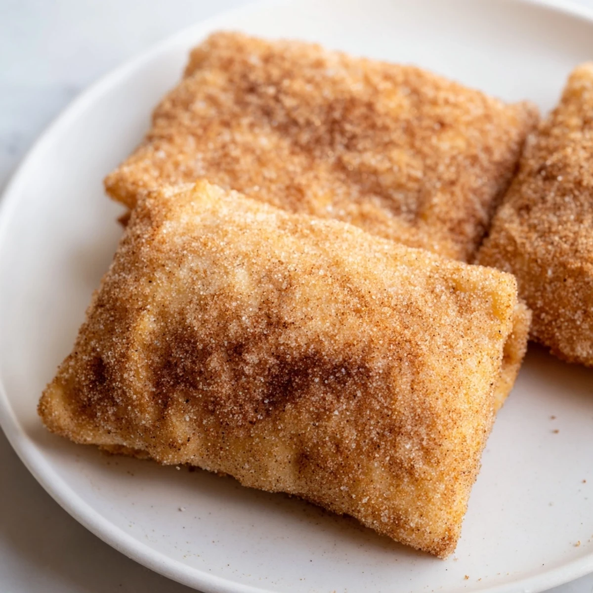 Freshly fried Mardi Gras dough with a sweet cinnamon sugar coating, ready to be served alongside a steaming mug of coffee.  