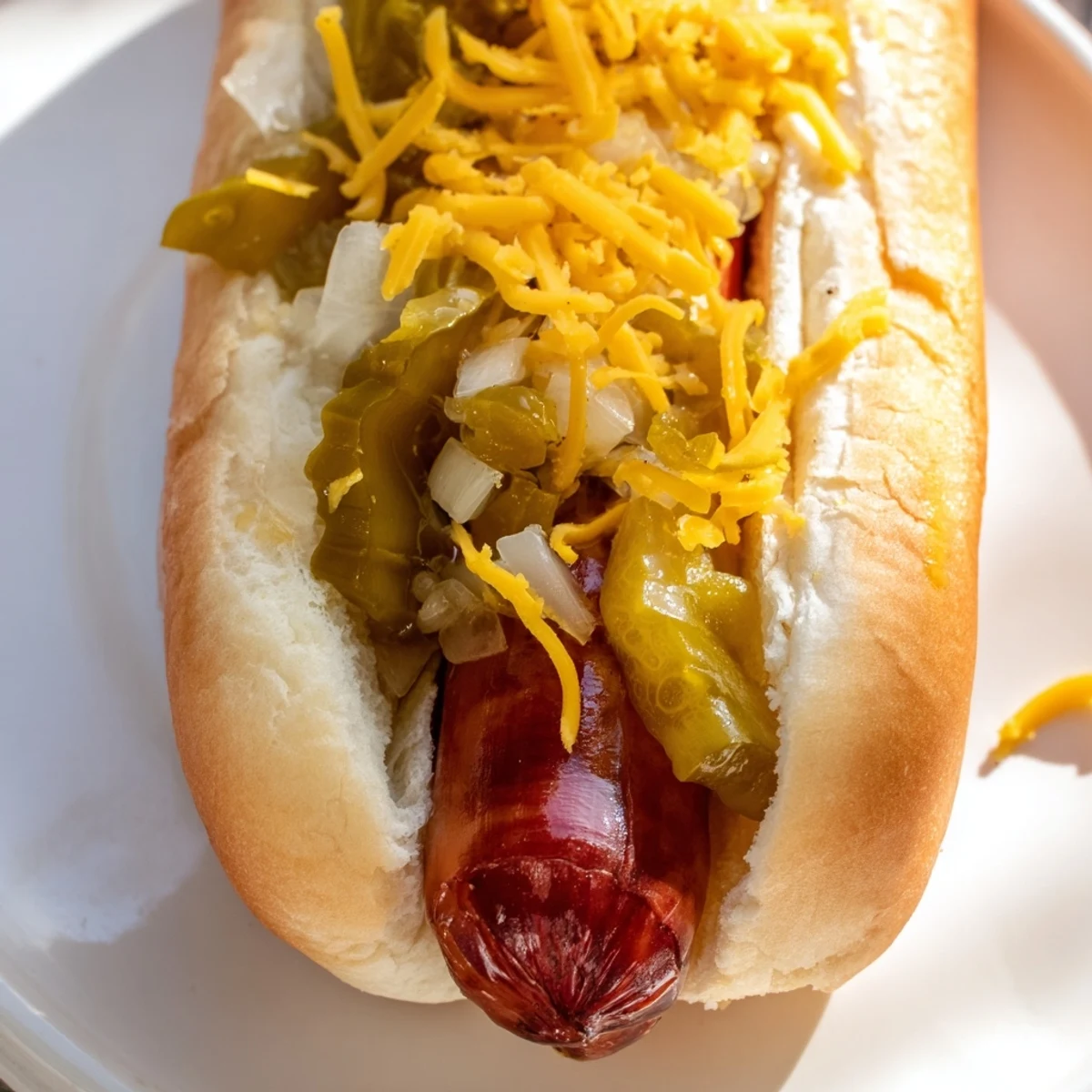 A fully loaded Hot Dog Bar featuring beef franks with jalapeños, bacon, and coleslaw for a spicy twist.