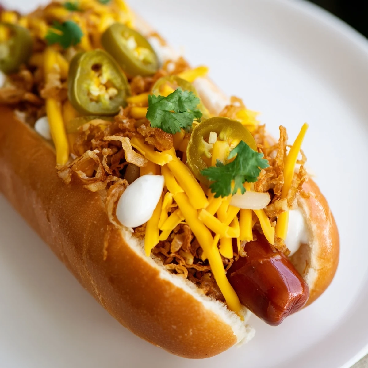 A platter of juicy beef franks and gourmet toppings for a crowd.