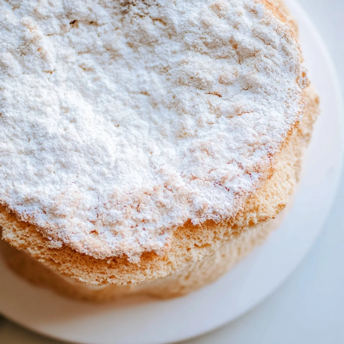 Fluffy Yogurt Cloud Cake rests golden and airy after baking, with a delicate tang from Greek yogurt.