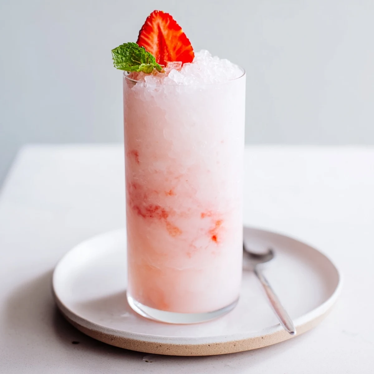 Icy Strawberry Coconut Cooler Recipe blended with fresh strawberries, perfect for summer gatherings