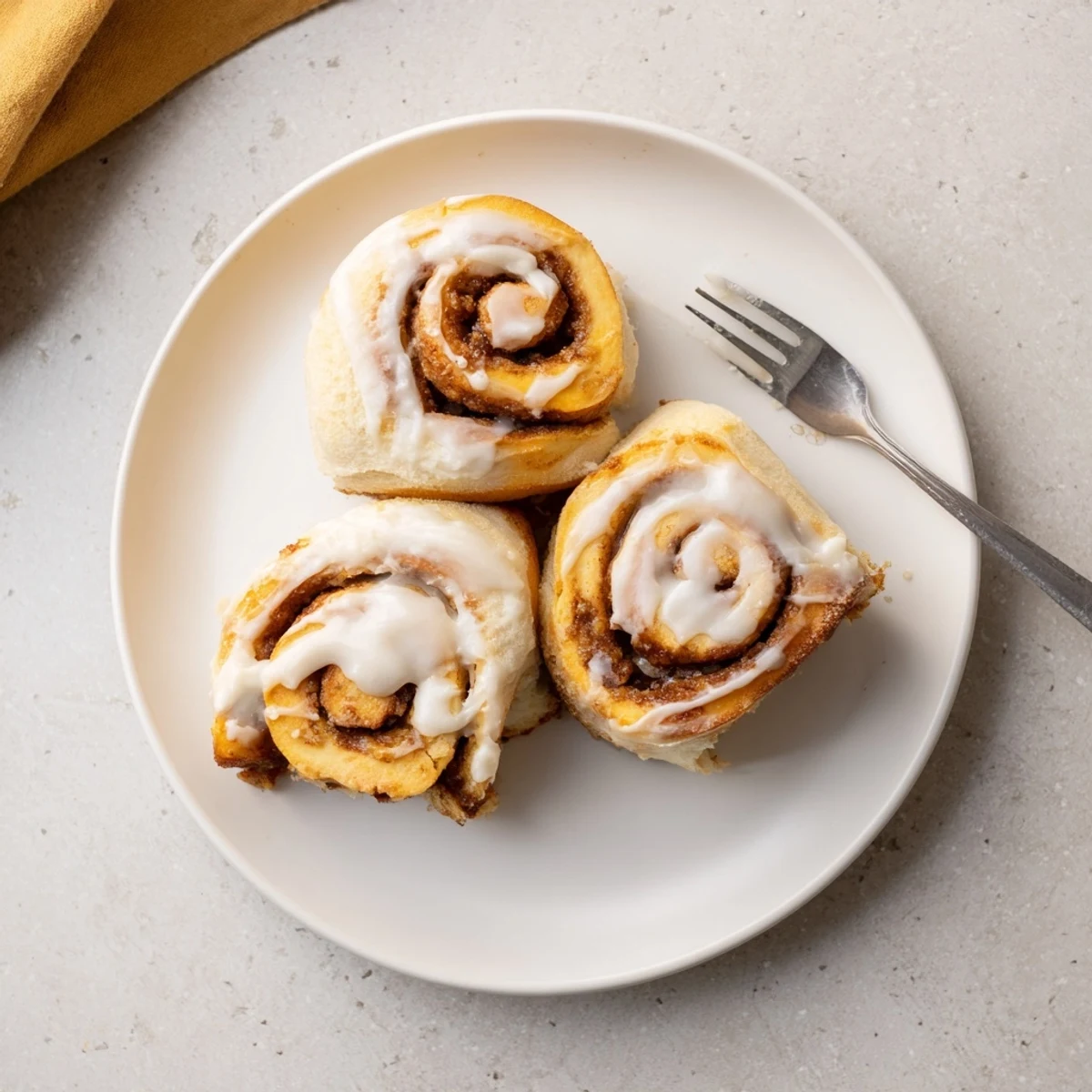 Soft Banana Bread Cinnamon Rolls with caramelized edges, pair with strong coffee