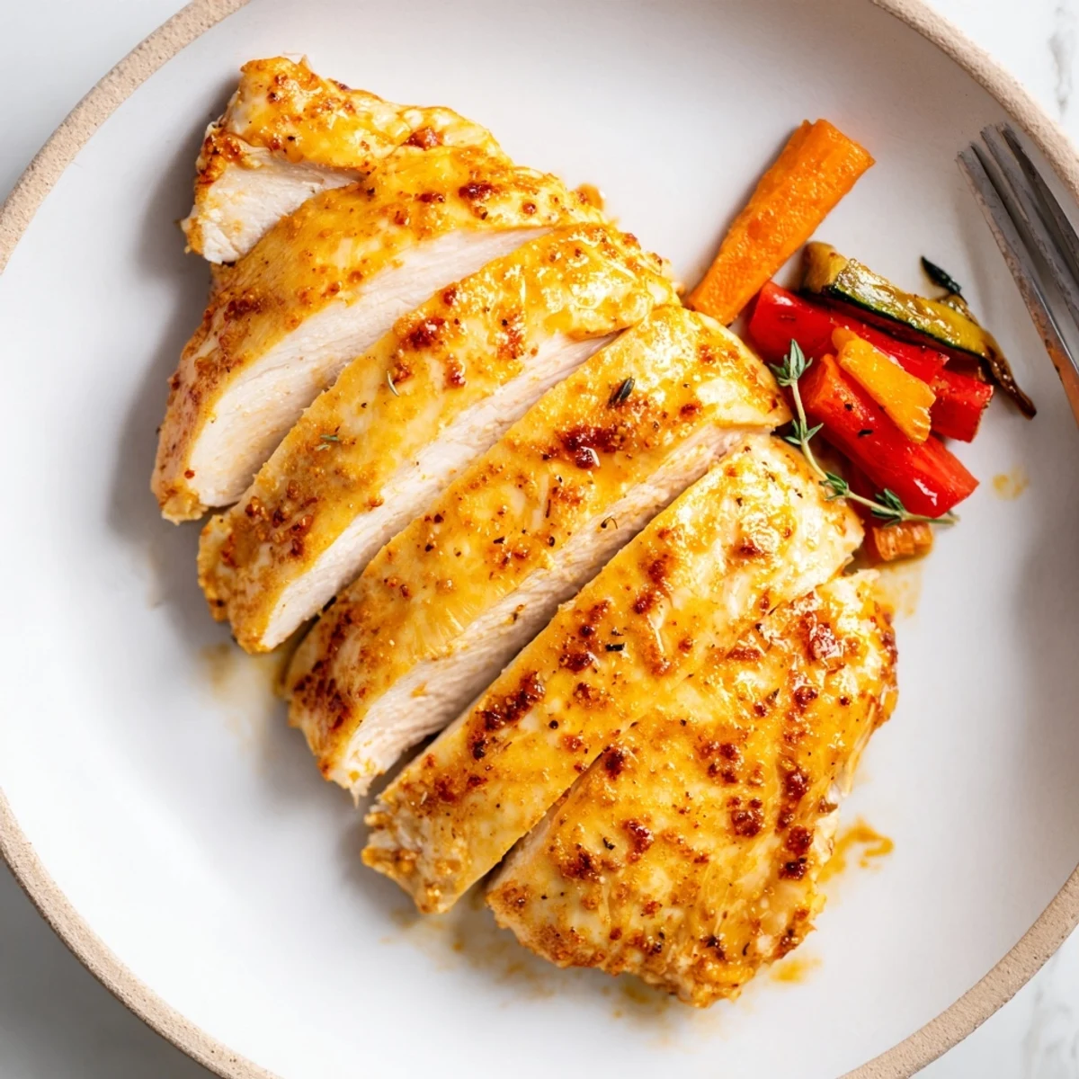 Weeknight Air Fryer Chicken Recipe, crispy edges, tender inside, quick meal.