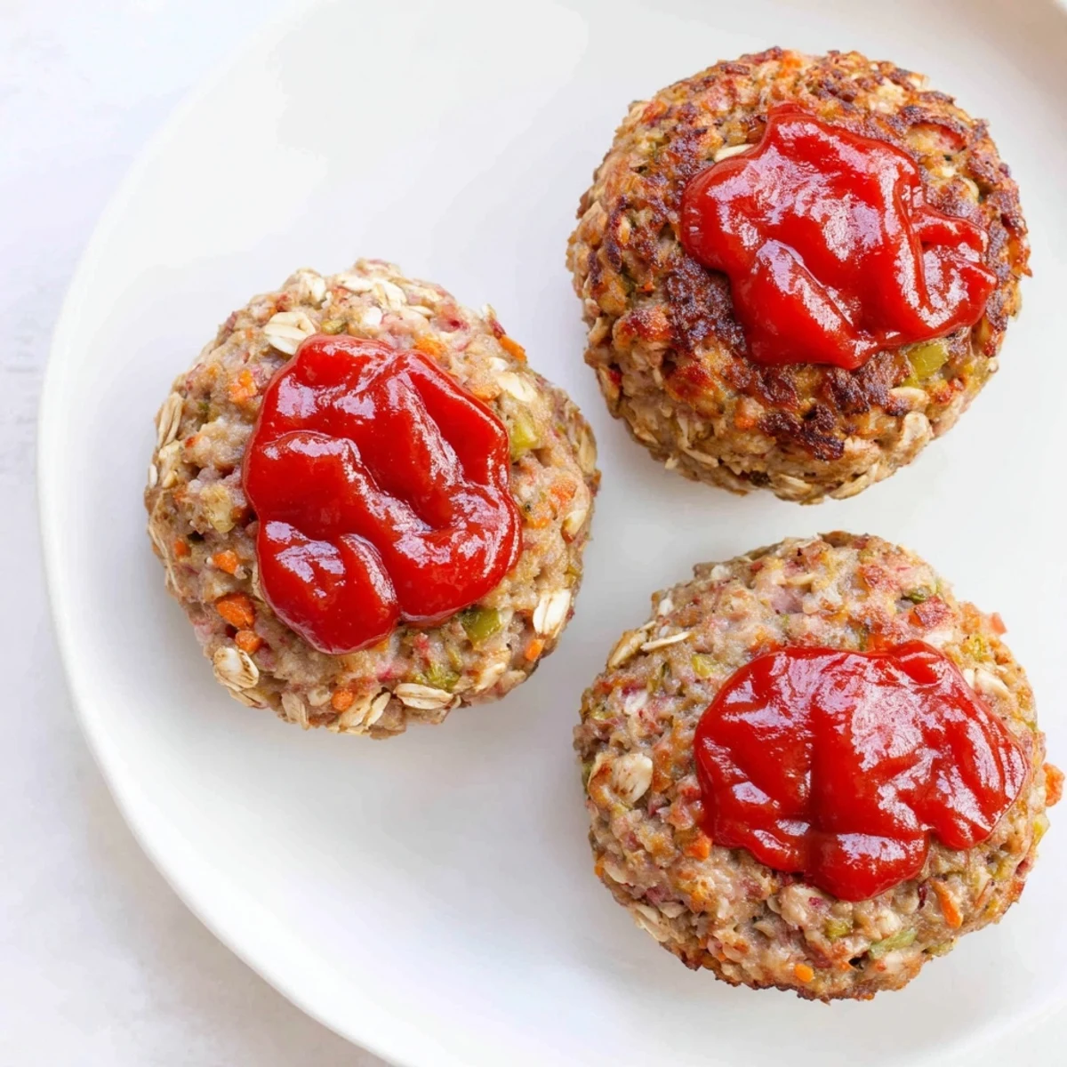 Individual turkey meatloaf muffins baked with herbs and vegetables for portion control