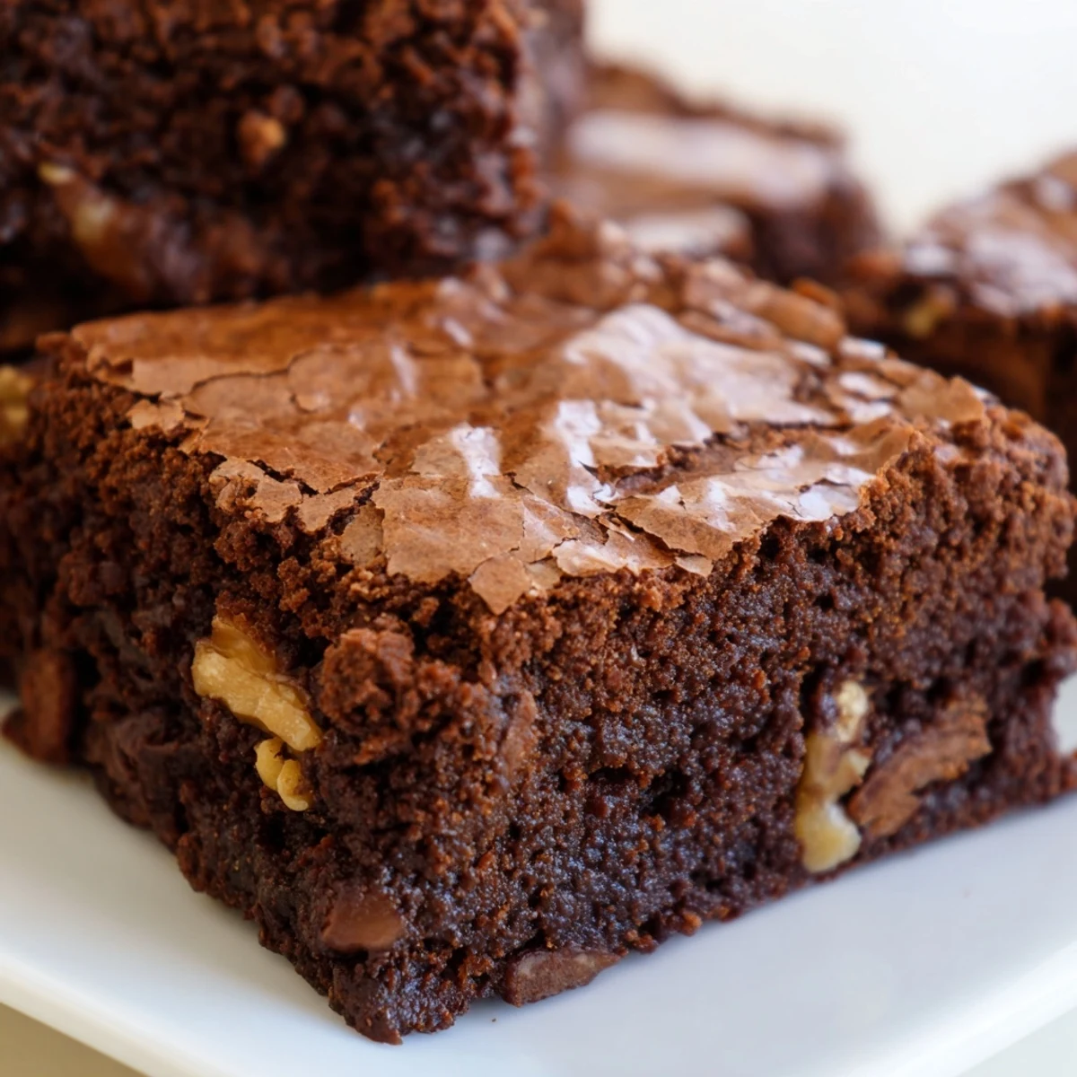 Warm ultimate brownies served alongside vanilla ice cream for a decadent chocolate dessert