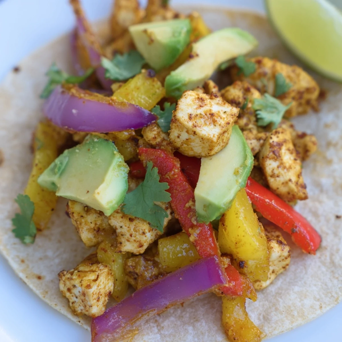 Juicy chicken and pineapple filling served in warm tortillas with fresh toppings.