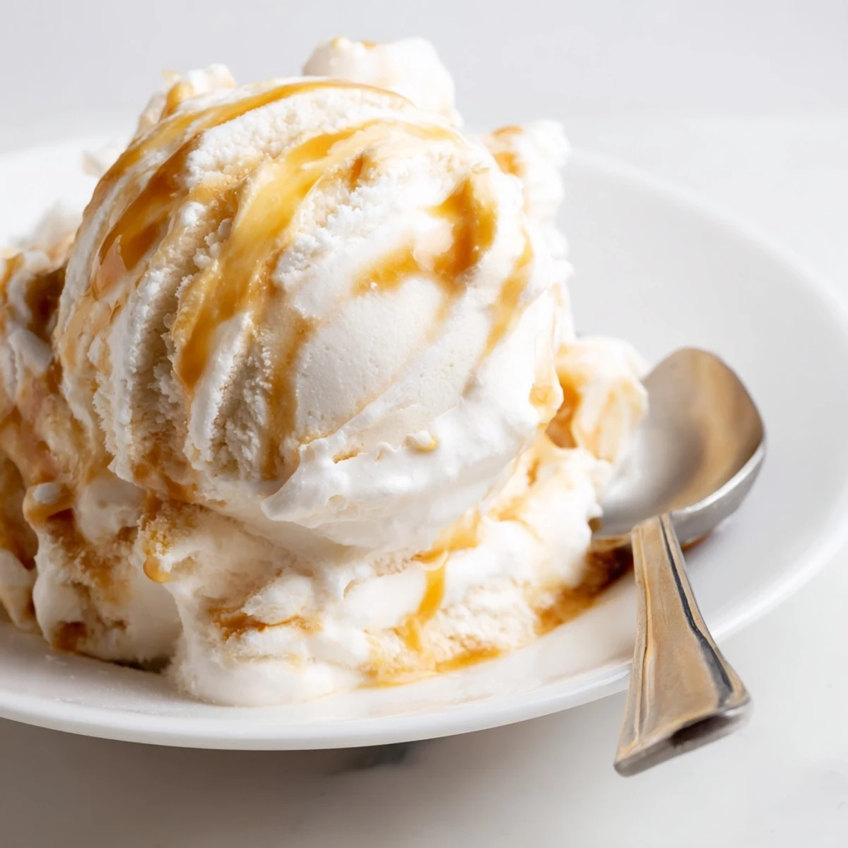 Velvety halal salted caramel ice cream drizzled with luscious caramel topping.