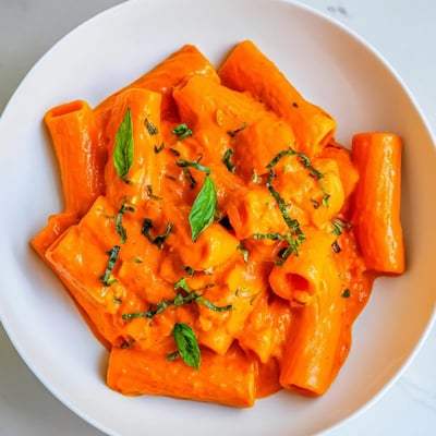Roasted Red Pepper Pantry Pasta